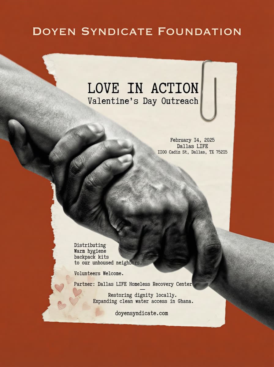 Doyen Syndicate Foundation event flyer 2